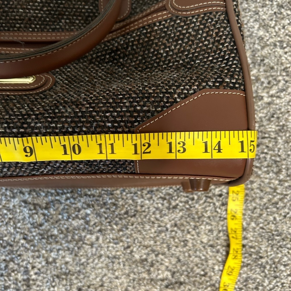 Jaguar vintage tweed handheld travel bag - Picture 8 of 14